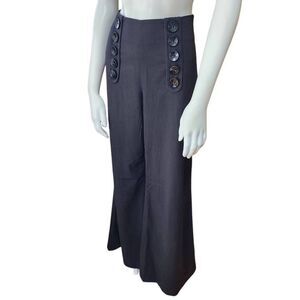 Kensie Pretty Black Wide Leg Pants (6)